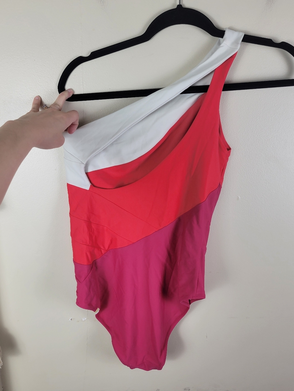 Summersalt Pink The Sidestroke One Piece One Shoulder Swimsuit Bikini - Picture 5 of 12